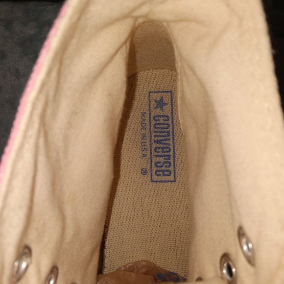 Vintage 80s Pink Converse Chuck Taylor Allstar Size 8.5 (Rare) - Picture 6 of 9